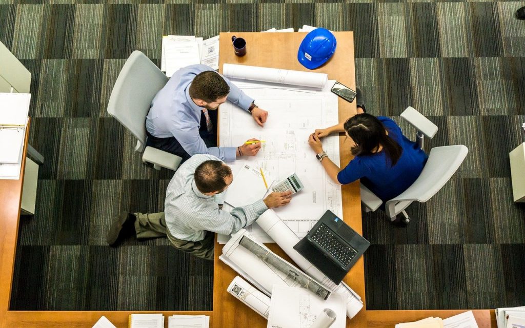 Meeting Business Architect Office Team Plan