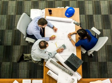 Meeting Business Architect Office Team Plan