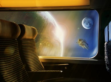 Space Train The Sun Earth Transport Return Travel