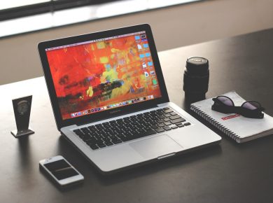 Laptop Mockup Business Office Iphone Macbook Pro